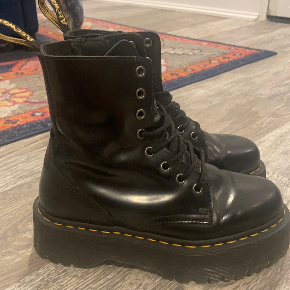 Dr. Martens Black Platform Boots